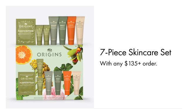 7-Piece Skincare Set With any $135+ order.
