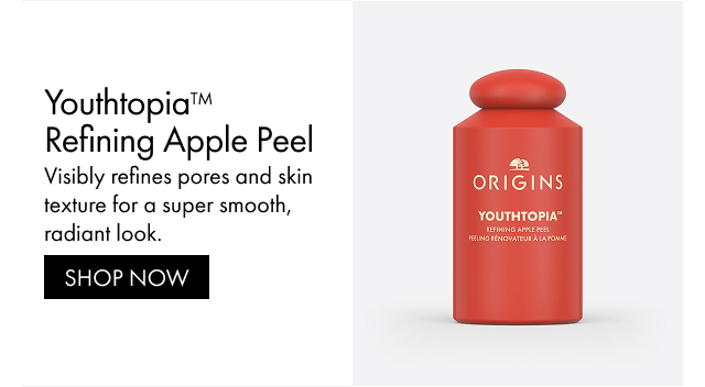 Youthtopia™ Refining Apple Peel | Visibly refines pores and skin texture for a super smooth, radiant look. | SHOP NOW