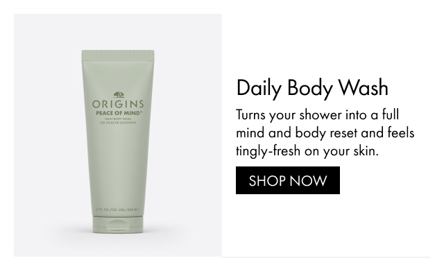 Daily Body Wash | Turns your shower into a full mind and body reset and feels tingly-fresh on your skin. | SHOP NOW