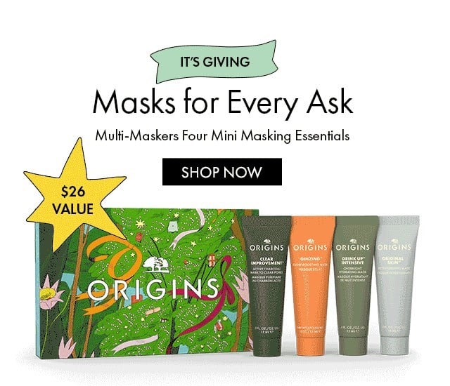 IT'S GIVING | Masks For Every Ask | Multi-Maskers Four Mini Masking Essentials| $26 VALUE | SHOP NOW