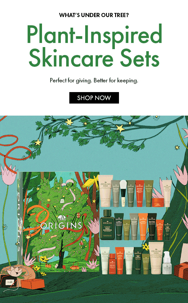 WHAT'S UNDER OUR TREE? | Plant-Inspired Skincare Sets | Perfect for giving. Better for keeping. | SHOP NOW