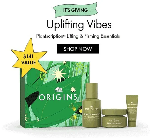 $141 VALUE | IT'S GIVING | Uplifting Vibes | Plantscription™ Lifting & Firming Essentials | SHOP NOW