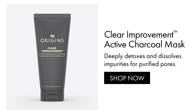 Clear Improvement™ Active Charcoal Mask | Deeply detoxes and dissolves impurities for purified pores. | SHOP NOW