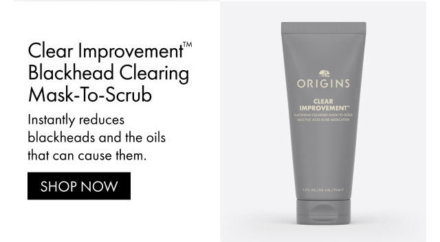 Clear Improvement™ Blackhead Clearing Mask-To-Scrub | Instantly reduces blackheads and the oils that can cause them. | SHOP NOW