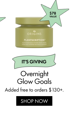 $78 VALUE|  IT'S GIVING Overnight Glow Goals Added free to orders $130+. | SHOP NOW