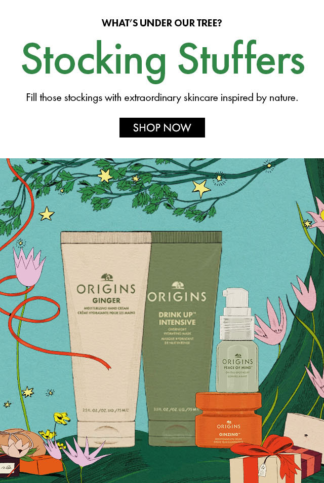 WHAT'S UNDER OUR TREE? | Stocking Stuffers | Fill those stockings with extraordinary skincare inspired by nature. | SHOP NOW