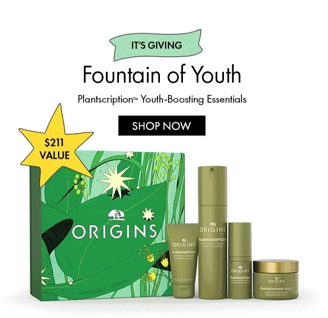 IT'S GIVING | Fountain of Youth | Plantscription™ Youth-Boosting Essentials| $211 VALUE | SHOP NOW