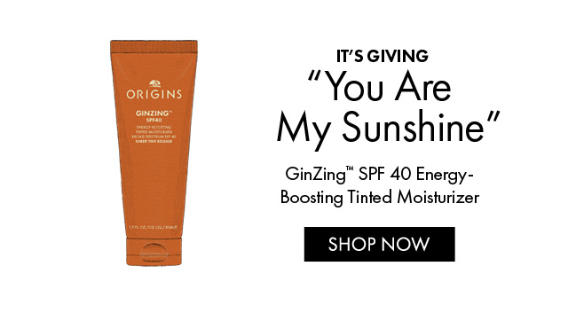 IT'S GIVING | You Are My Sunshine GinZing™ SPF 40 Energy-Boosting Tinted Moisturizer | SHOP NOW
