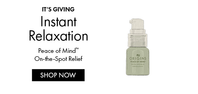IT'S GIVING | Instant Relaxation | Peace of Mind™ On-the-Spot Relief | SHOP NOW