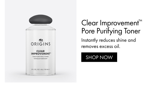 Clear Improvement™ Pore Purifying Toner | Instantly reduces shine and removes excess oil. | SHOP NOW