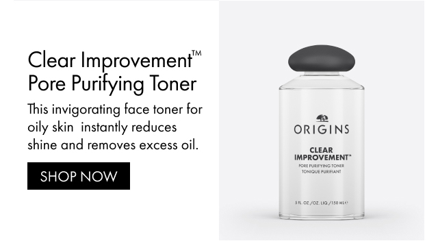 Clear Improvement™ Pore Purifying Toner | This invigorating face toner for oily skin instantly reduces shine and removes excess oil. | SHOP NOW