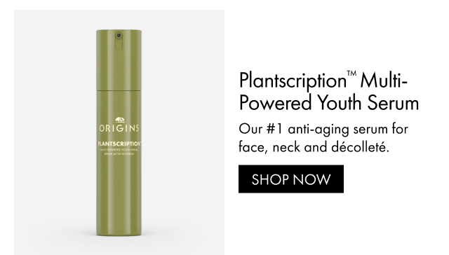 Plantscription™ Multi-Powered Youth Serum | Our #1 anti-aging serum for face, neck and décolleté. | SHOP NOW