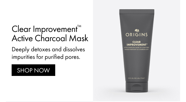 Clear Improvement™ Active Charcoal Mask | Deeply detoxes and dissolves impurities for purified pores. | SHOP NOW