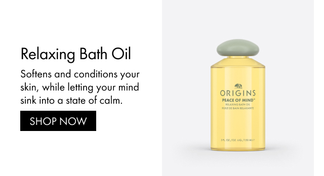 Relaxing Bath Oil | Softens and conditions your skin, while letting your mind sink into a state of calm. | SHOP NOW