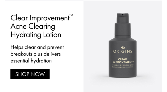 Clear Improvement™ Acne Clearing Hydrating Lotion | Helps clear and prevent breakouts plus delivers essential hydration | SHOP NOW