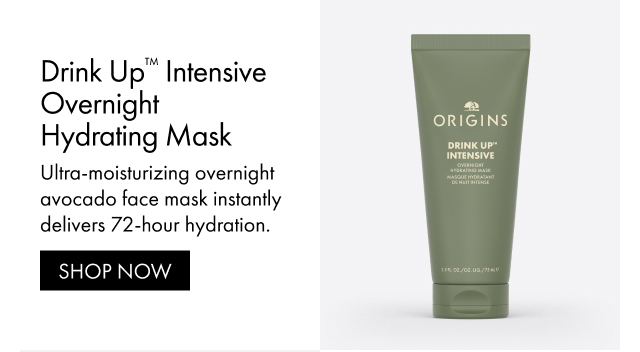 Drink Up™ Intensive Overnight Hydrating Mask | Ultra-moisturizing overnight avocado face mask instantly delivers 72-hour hydration. | SHOP NOW