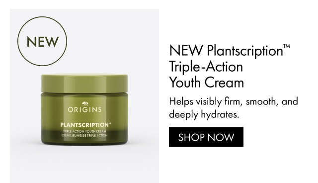 NEW | NEW Plantscription™ Triple-Action Youth Cream | Helps visibly firm, smooth, and deeply hydrates. | SHOP NOW