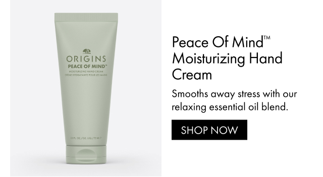 Peace of Mind™ Moisturizing Hand Cream | Smooths away stress with our relaxing essential oil blend. | SHOP NOW