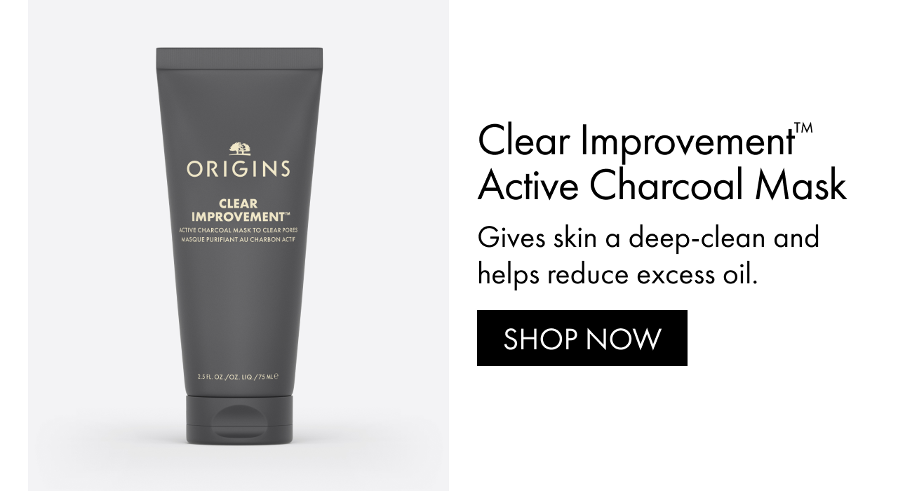 Clear Improvement™ Active Charcoal Mask | Gives skin a deep-clean and helps reduce excess oil. | SHOP NOW