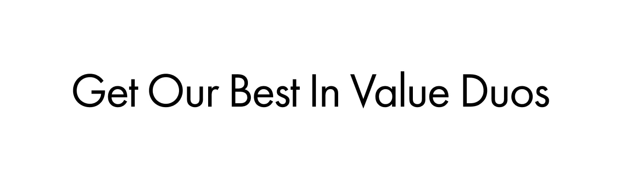 Get our Best in Value Duos