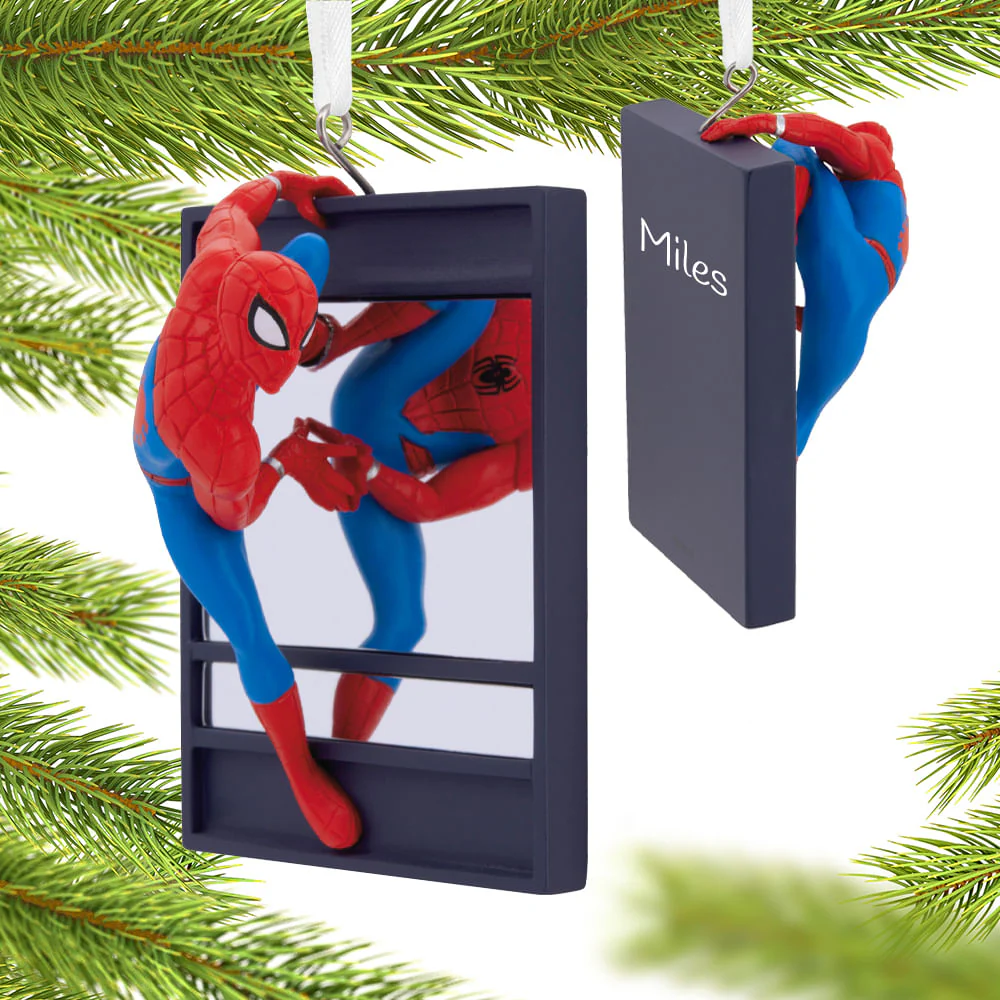 spiderman on window