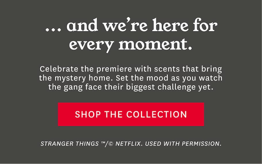 Limited Time Only, Stranger Things Candles Collection