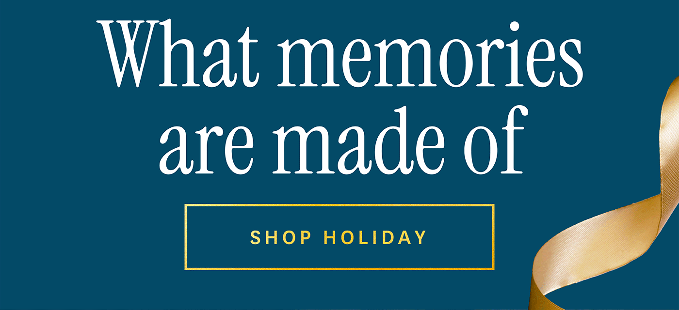 This is what memories are made of. Shop holiday!