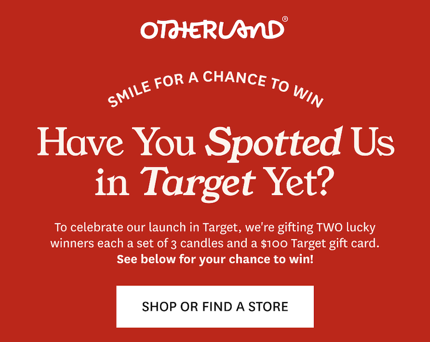 Have you spotted us in Target yet? 