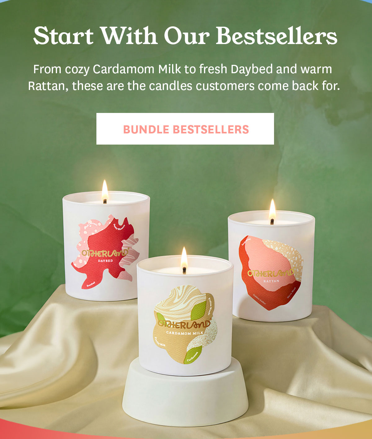 Bundle 3 Candles for 10% Off. Bundle 6 Candles for 15% Off.