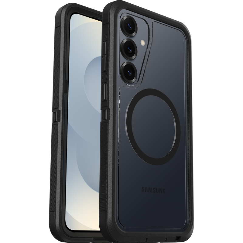 Galaxy S25+ Case&nbsp;Defender Series Pro XT with Magnets Dark Side (Clear/Black)