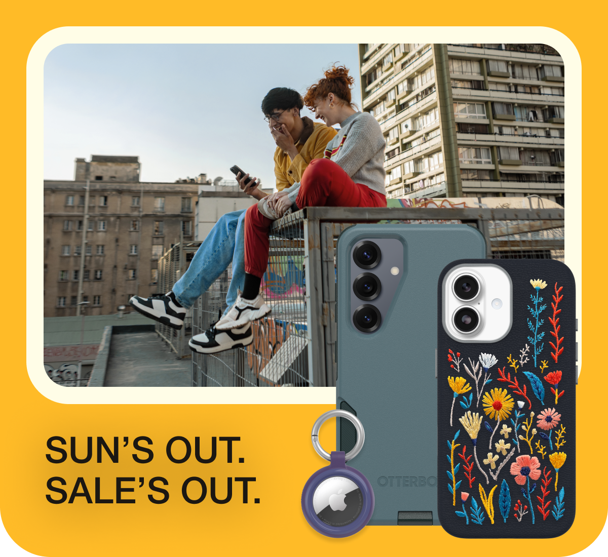 Sun's out. Sale's out.