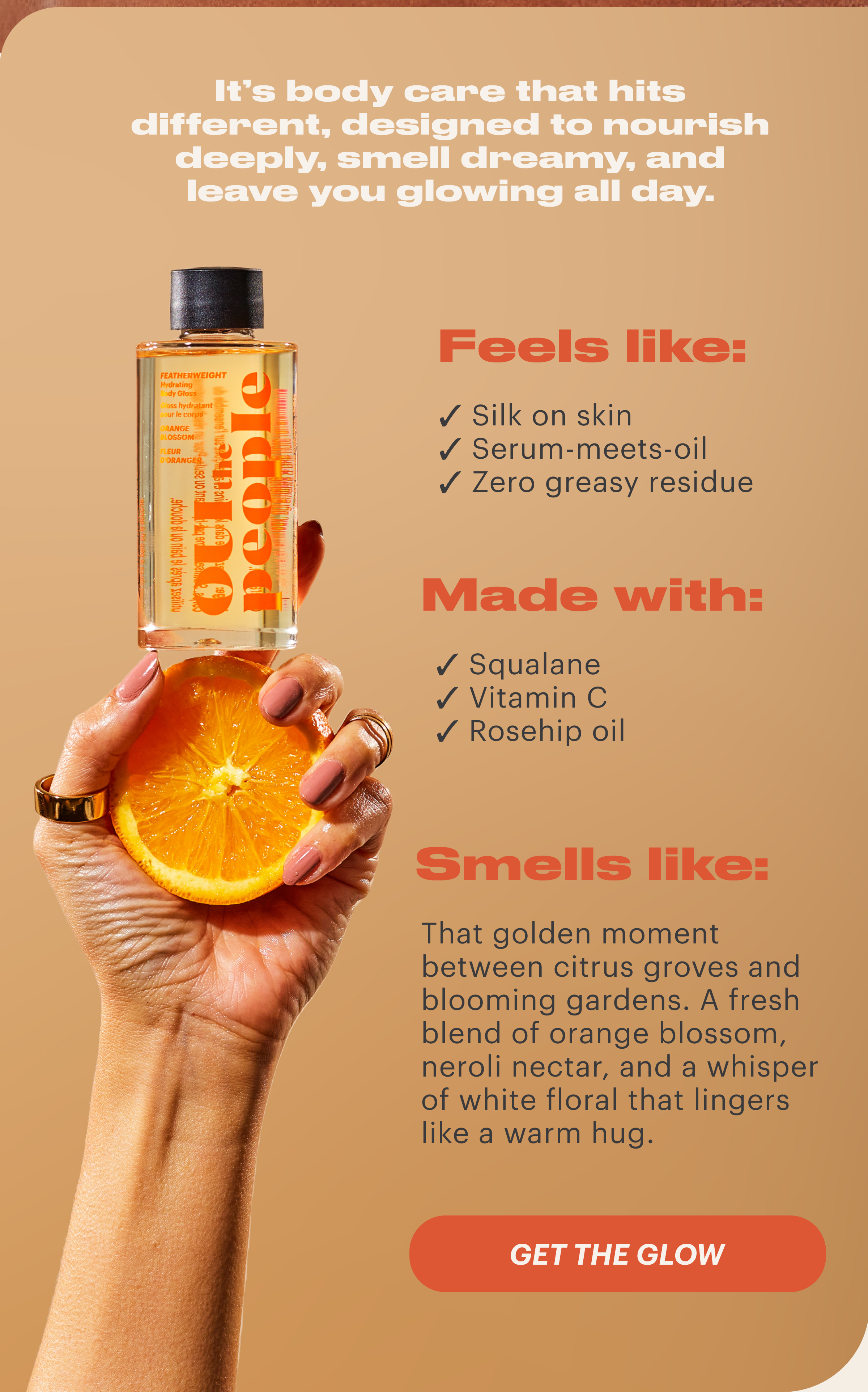 Hydrating Body Gloss Orange Blossom