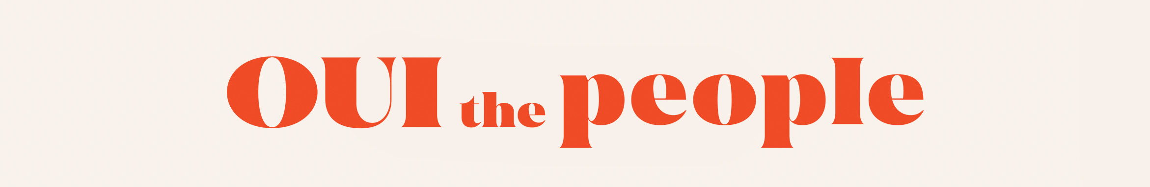 OUI the People