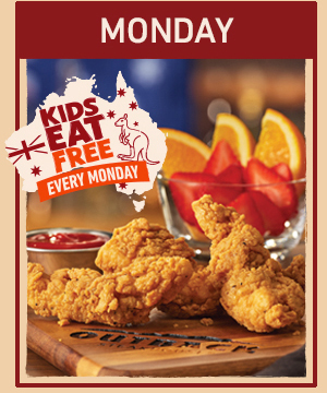 Monday - Kids Eat Free Every Monday