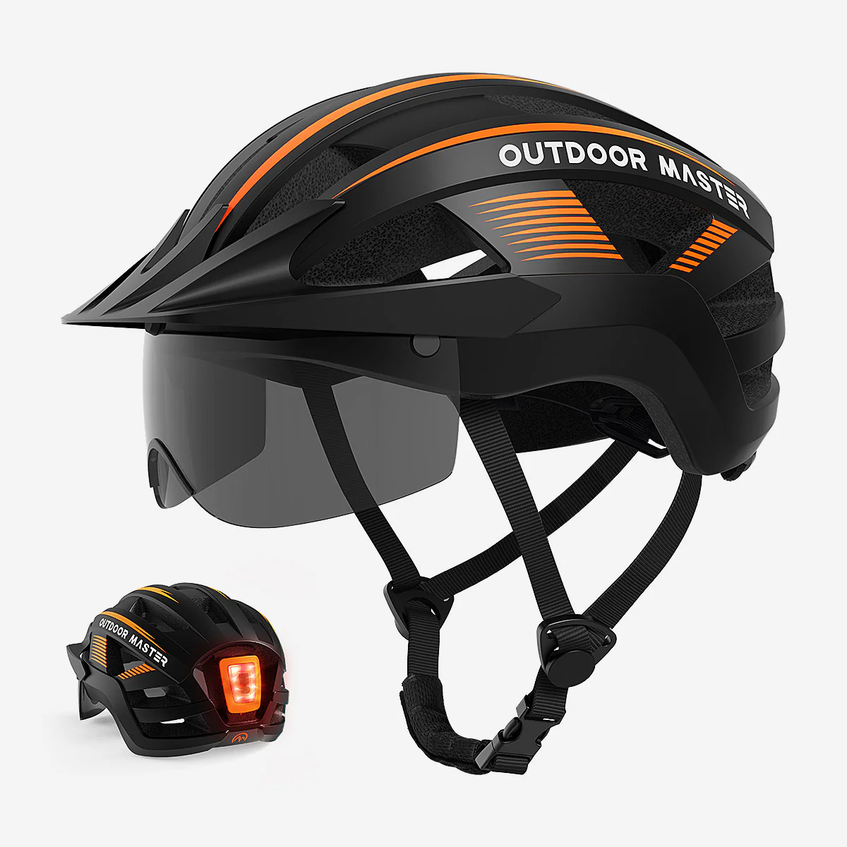 Image of RHINO Urban Bicycle Helmet with LED Light