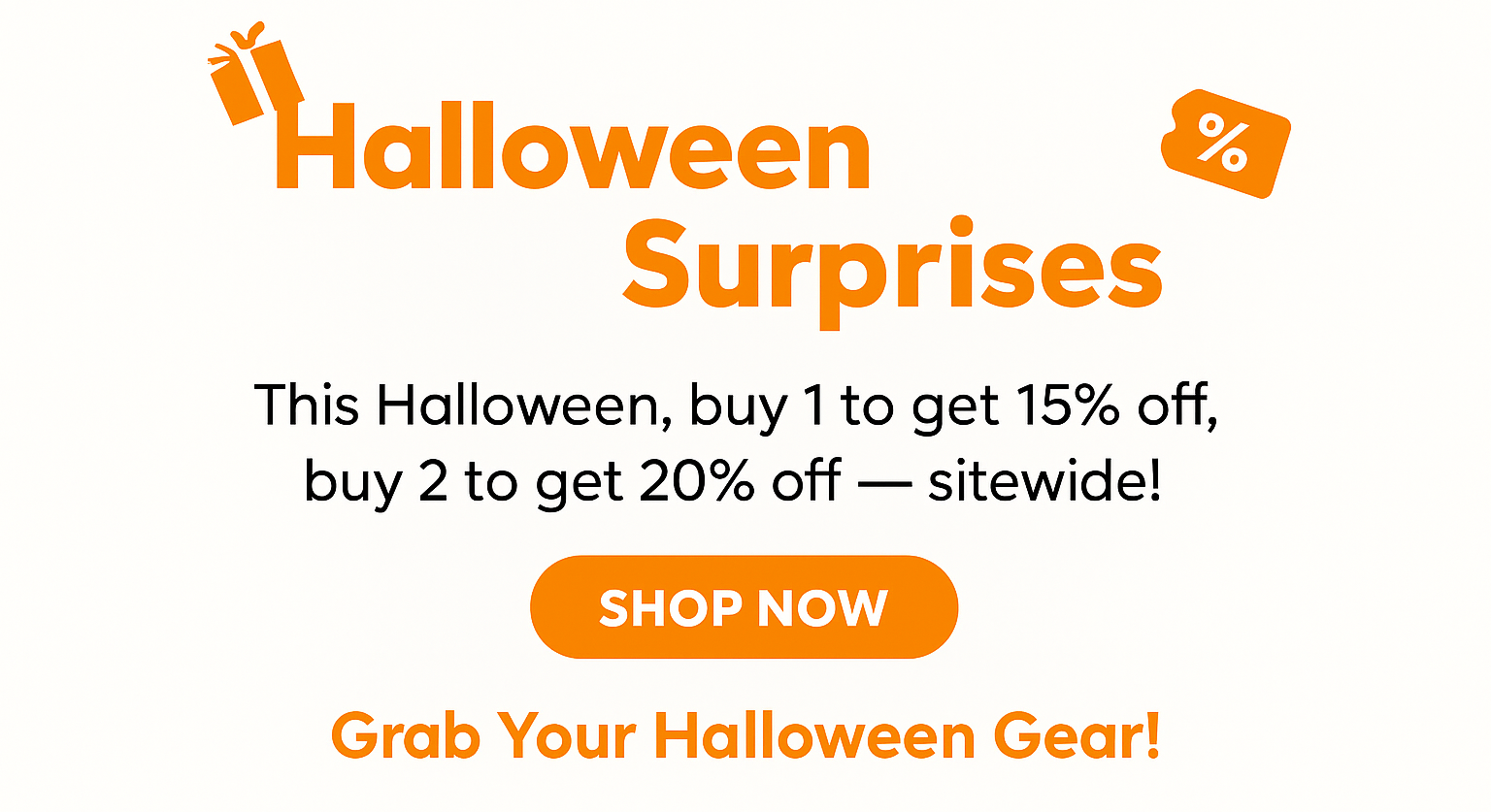 Halloween Outdoor Spree Sale