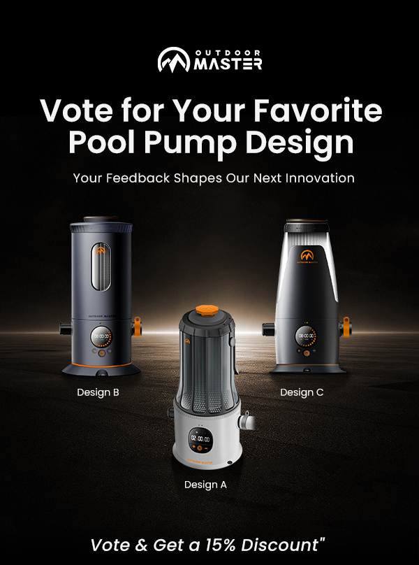 Pick the Next OutdoorMaster Pool Pump：Vote & Win
