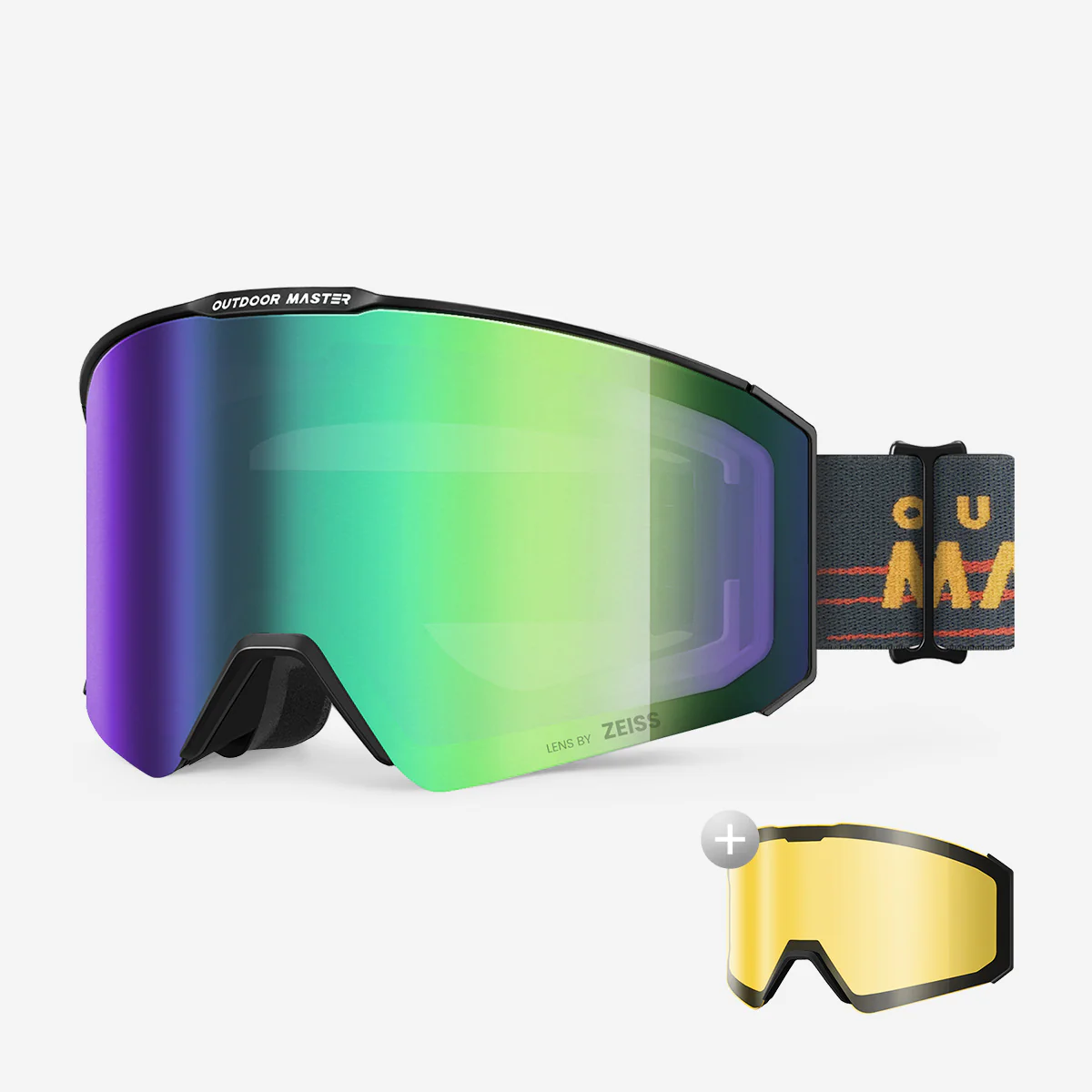 Image of FALCON Cylindrical Zeiss Lens Ski Goggles