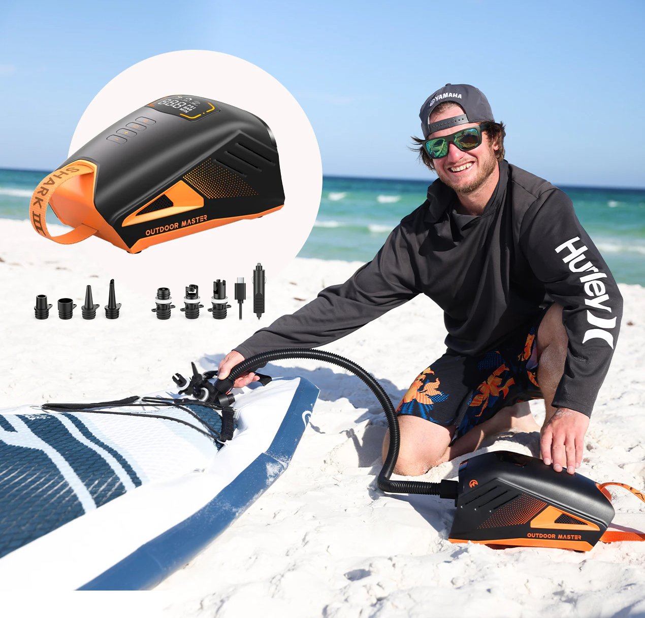 SHARK 3 Rechargeable Electric Sup Pump