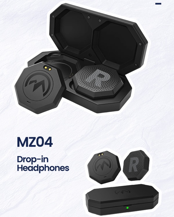 OutdoorMaster MZ04 Wireless Ski Helmet Drop-in Headphones