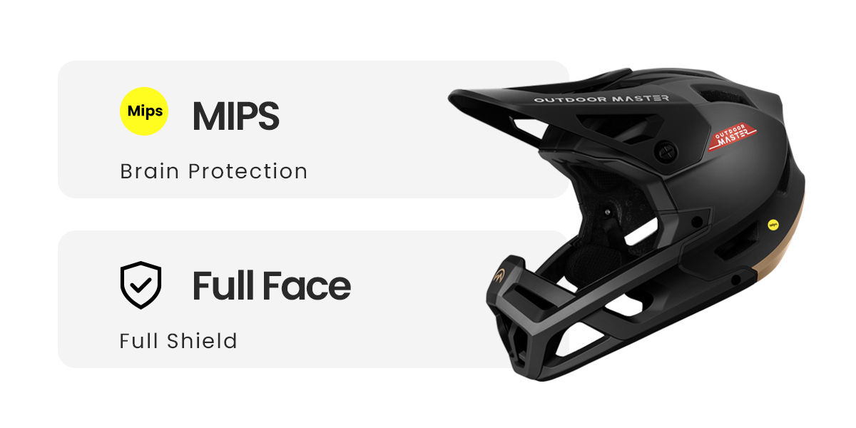 RHINO MIPS Full Face Bike Helmets