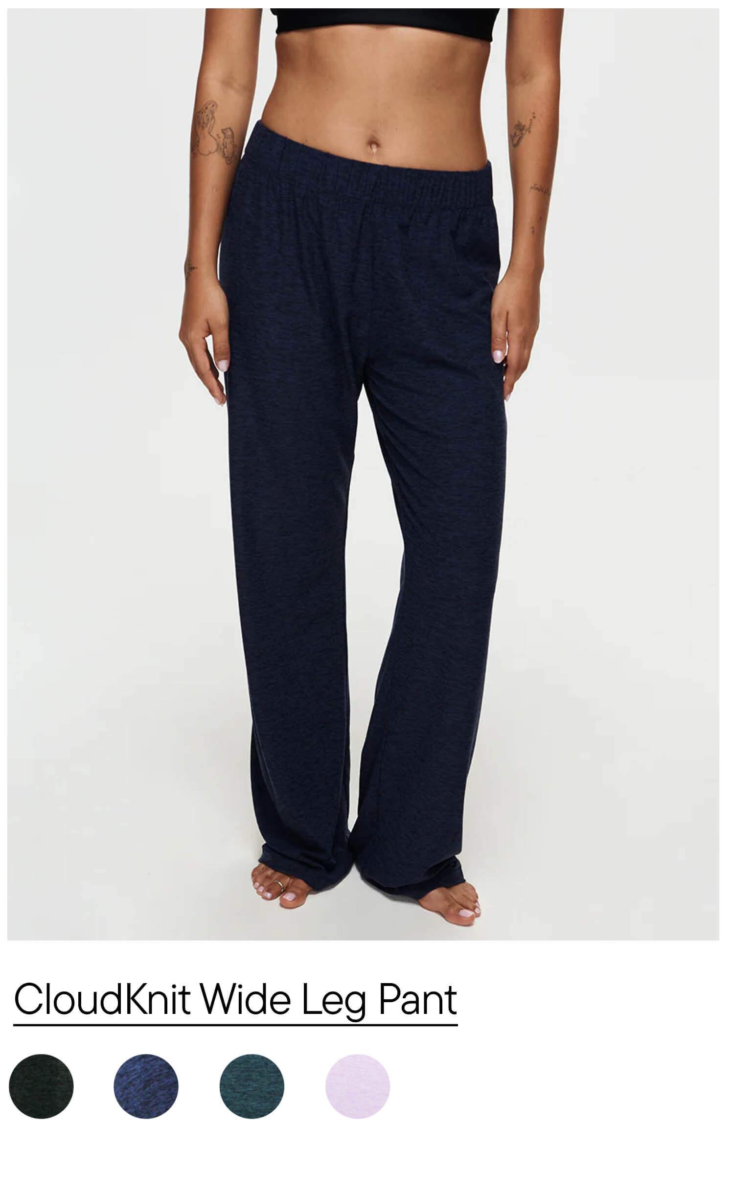 CloudKnit Wide Leg Pant