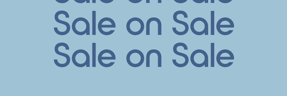 Sale on Sale