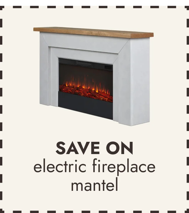 Electric Fireplace Mantel