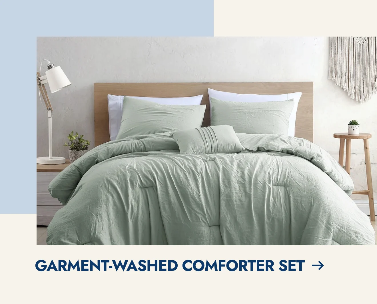 Modern Threads Braelyn 4-Piece Garment-Washed Comforter Set