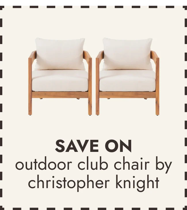 Brooklyn Outdoor Acacia Wood Club Chair with Cushions (Set of 2) by Christopher Knight Home