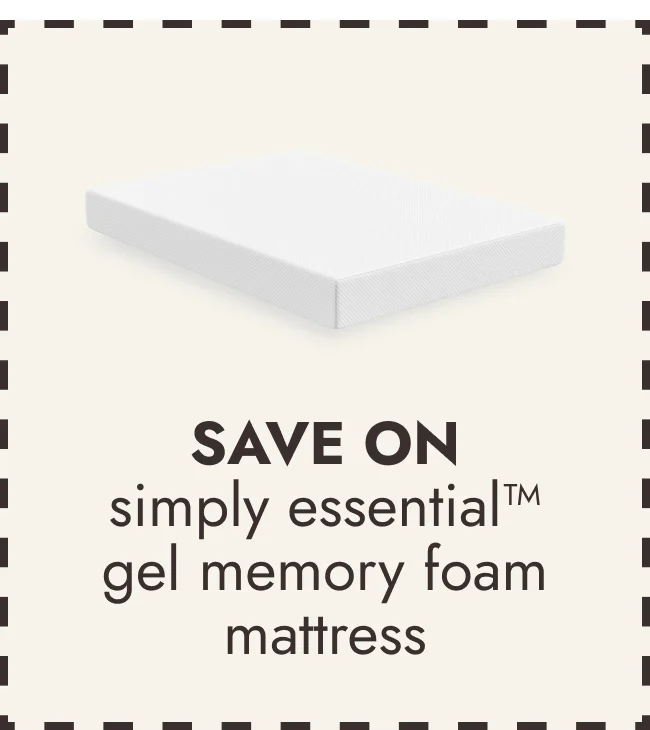 Simply Essential™ 8-inch Gel Memory Foam Mattress