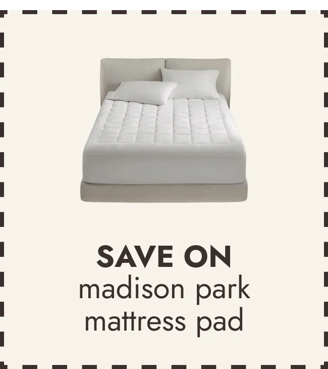 Madison Park Heavenly Soft Overfilled Plush Down Alt. Waterproof Mattress Pad - White