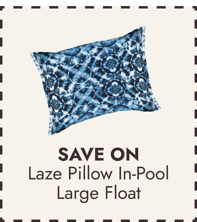 Ledge Lounger Laze Pillow in-Pool Large Float Lounger