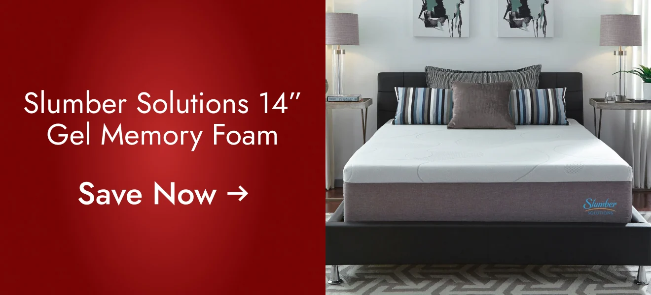 Slumber Solutions 14-inch Gel Memory Foam Choose Your Comfort Mattress - White